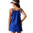 thumbnail image 6 of KAUOD Girls Athletic Short Outfits 2 Piece Summer Sleeveless Tank Tops and Bike Shorts Set Casual Loose Trendy Clothes, 6 of 9