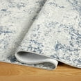 thumbnail image 4 of TOWN & COUNTRY EVERYDAY Rein Abstract Cloud Everwash® Washable Runner Area Rug with Non-Slip Backing, Pet Friendly Rug, Blue/Grey, 1'9"x7'2", 4 of 11