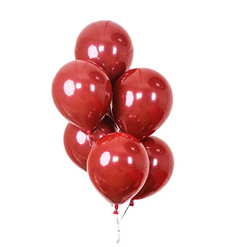JANOU Red Heart Shape Balloons Double Layer Jewel Red Latex Balloons 10 Inch Birthday Wedding Party Decoration Pack 50pcs JANOU Red Heart Shape Balloons Double Layer Jewel Red Latex Balloons 10 Inch Birthday Wedding Party Decoration Pack 50pcs