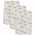 thumbnail image 2 of Vintage Dinosaur Kitchen Towels Set of 3, Primitive Animals Wildlife Hand-painting Beige Absorbent Dish Towels for Kitchen, Microfiber Hand Towel, Quick Drying Tea Towel for Cleaning Dishcloths, 2 of 7