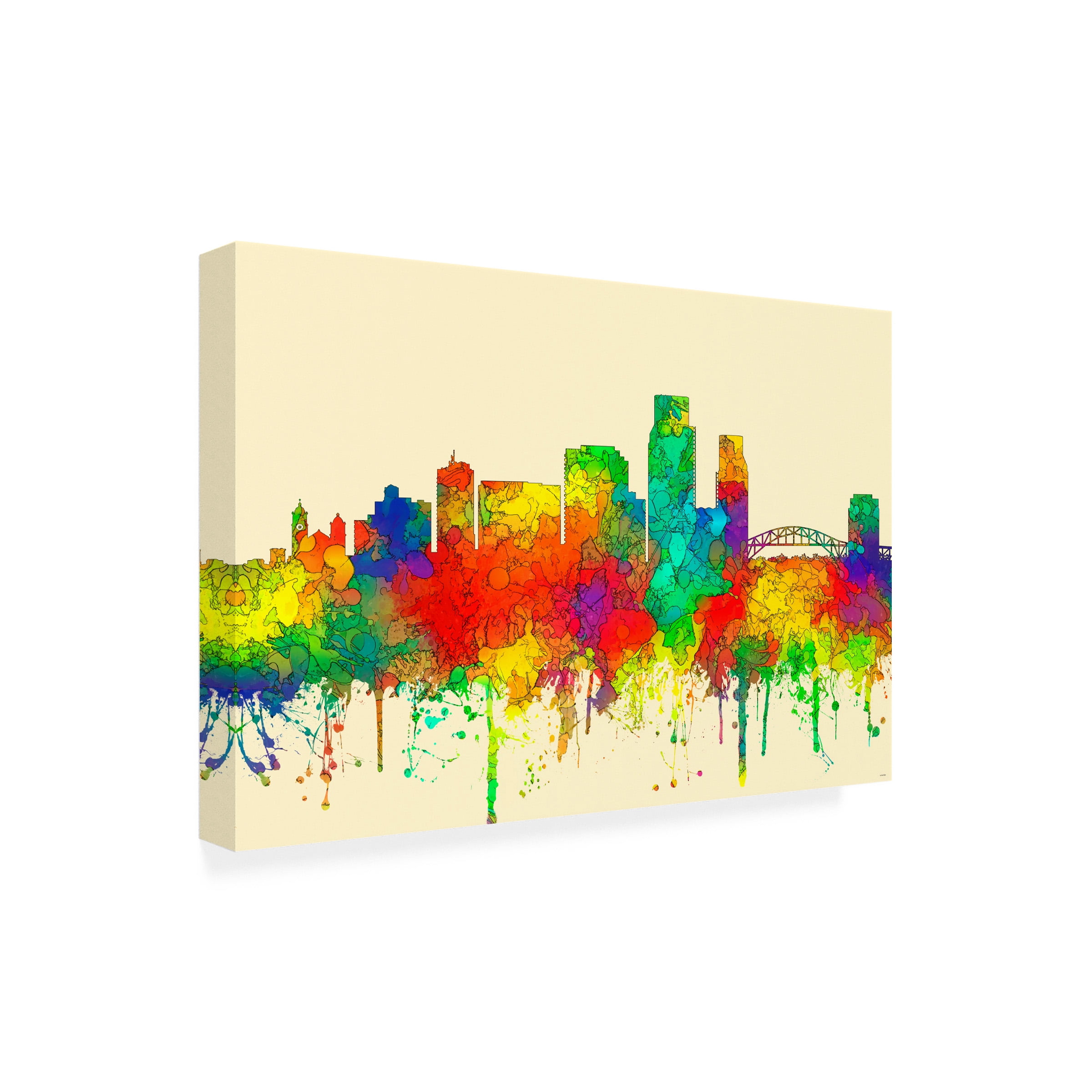 Marlene Watson 'Corpus Christi Texas SG' Canvas Art