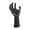 A(Black), variant on Decorr Halloween Decorations - 5" Creepy Hand Wall Decor, Spooky Black Resin Zombie Hand Sculpture, Realistic Horror Wall Mount for Gothic & Haunted House Decor