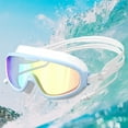 thumbnail image 3 of Naxoaeo Swim Goggles Scuba Diving Mask Youth No Leak Anti-Fog Swimming Goggles Nose Cover Clear Wide Vision Dive Mask Age 5-15, 3 of 4