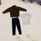 thumbnail image 1 of Figura de Acción a Escala 1:6, Ropa, Pantalones, Trajes , Tela, Minivestido, Disfraz de Muñeca, Chaqueta, Pantalones, Camiseta para Hombre de 1 Marrón, 1 of 10