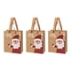 thumbnail image 3 of 3 bolsas de regalo navideñas Kraft con asas, bolsas de golosinas, cajas, bolsas de regalo Papá Noel, 3 of 9