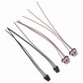thumbnail image 3 of 224396007, CONECTOR DE CABLEADO DE LOS FAROS DE LOS FAROS DE ABS RESTENTES ALTOS CON ELANTERO DERECHO DE ALTA DUREZA DE ALTA DUREZA PARA LOS ENCHUFES DE LA BOMBILLE DE Señal de, 3 of 7