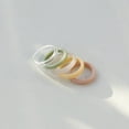 thumbnail image 6 of AOOOWER Minimalist Stacking Band-Ring Colorful Resin Rings Set Acrylic Thin Band-Ring Aesthetic Ring Valentine Day Gift Ornament, 6 of 19