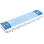 KMINA - Pill Boxes 7 Day 1 Time a Day, Weekly Pill Organiser