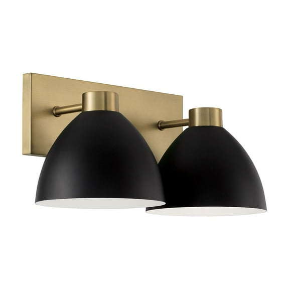 Capital Lighting 152021 Ross 2 Light 17" Wide Vanity Light - Black