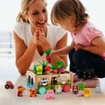 thumbnail image 5 of KMTJT Montessori Wooden Toddler Toys for 1 2 3 Years Old Boys Girls, Shape Sorting Toys First Birthday Gifts for 1-2 Years, Wood Animal Farm Car Preschool Educational Fine Motor Skills Toy, 5 of 11