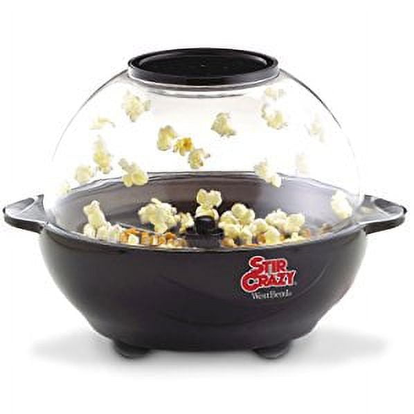 West Bend 82306 Stir Crazy 6-Quart Electric Popcorn Popper 