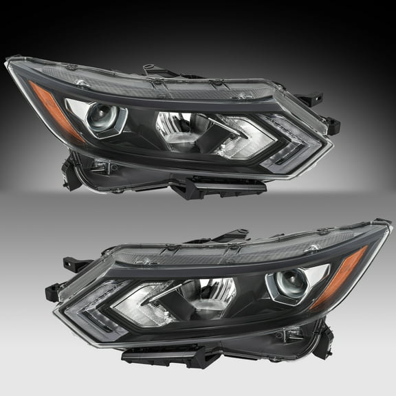 For 2020 2021 2022 Nissan Rogue Sport Halogen LED DRL Headlights Lamp Left&Right