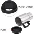 thumbnail image 2 of Calentador de café de taza de 12 V para coche, hervidor de calefacción de coche de acero inoxidable, taza calefactora de viaje, termo eléctrico, hervidores, calentador de taza de café para coche hirviendo con adaptador brillar Electrónica, 2 of 2