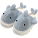 thumbnail image 2 of Pantuflas de algodón con diseño de tiburón y divertidos animales para mujer, pantuflas de suela gruesa para el hogar, pantuflas de felpa cálidas y antideslizantes para invierno 2022, 2 of 5