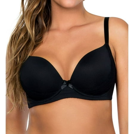 Women s Parfait 2801 Casey Plunge Molded Bra (Black 34G)