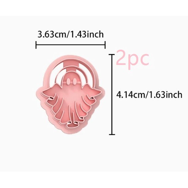 Molde for pendientes de arcilla suave con calavera de fantasma oscuro, herramienta creativa for hacer pendientes DIY