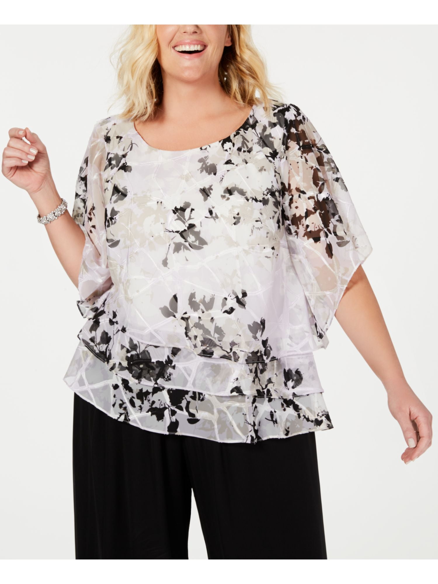 alex evening plus tops