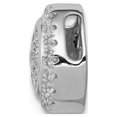 thumbnail image 2 of FB Jewels 14K White Gold Moving 1/3 Carat Diamond Circle Pendant Pendant Slide, 2 of 4