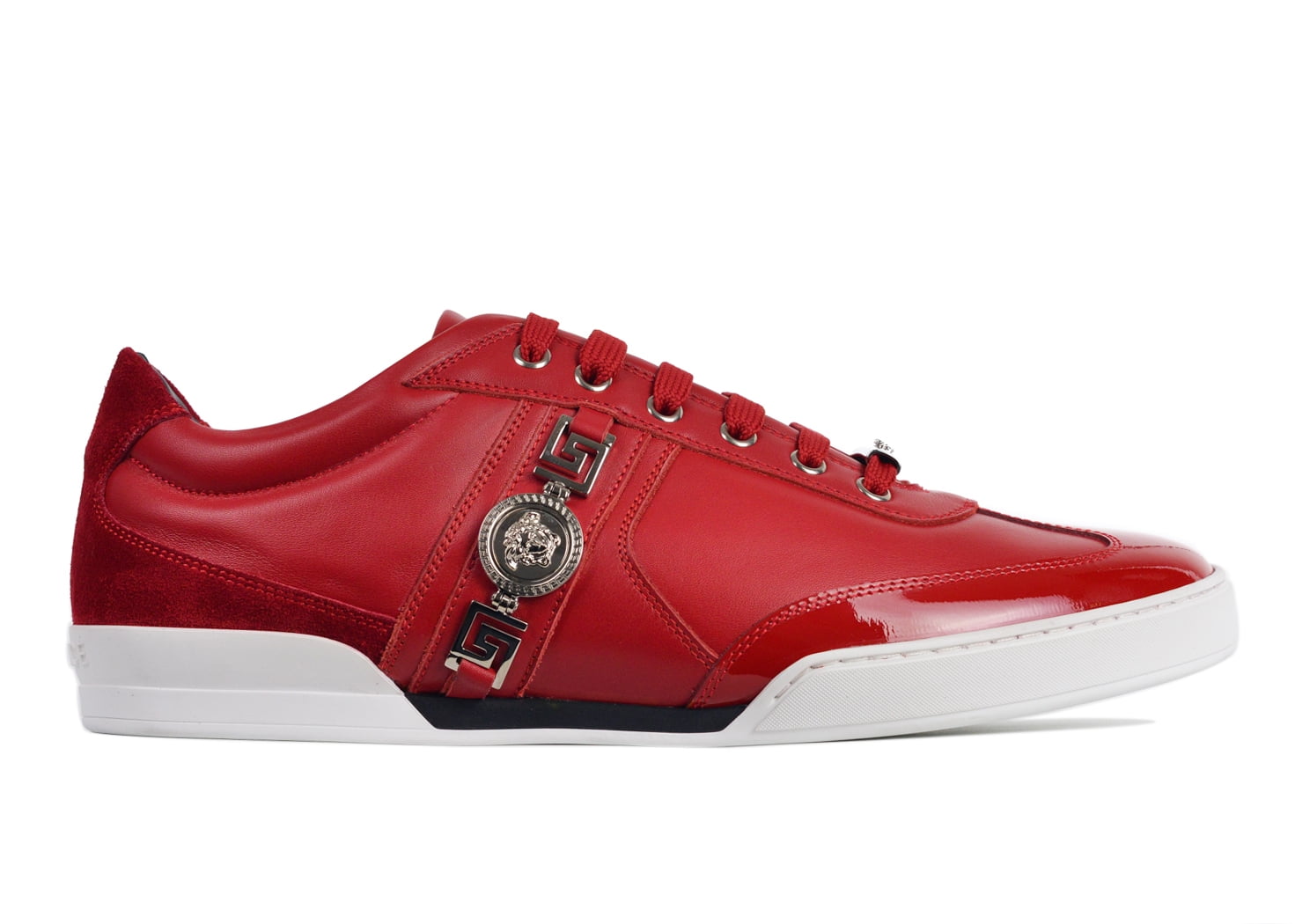 versace red sneakers mens