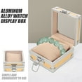 thumbnail image 6 of COOPHYA Watch Display Case Alloy Square 1Set 3.7X3.7X2.4In, 6 of 8