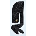 thumbnail image 3 of wqlpp-KISS Durag en Velours Écrasé Nœud Premium Rouge (Noir), 3 of 4