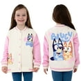 thumbnail image 2 of Bluey And Bingo Varsity Jacket Pink Sizes 2T-10, 2 of 5