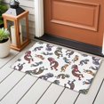 thumbnail image 4 of 2x3 Ft Entryway Area Rug, Boho Western Colorful Kitchen Rug Runner Washable Floor Mat, Vintage Abstract Art Ethnic Tribe Non Slip Indoor Door Mat Throw Carpet for Bathroom Living Room Bedroom, 4 of 8