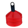 thumbnail image 2 of de 50 Conos, Conos de Tráfico, Conos para Fútbol, ​​Fútbol Americano, Baloncesto, Deportes rojo, 2 of 9