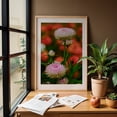 thumbnail image 6 of pink chrysanthemum flowers - Carmel Valley California Photography Flowers Floral Nature Garden Botanical Pastel Scenic Oak Framed Wall Art Print 12 x 18 inches, 6 of 59