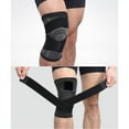 thumbnail image 2 of CNKOO 3D Weaving Knee Brace Bandage Breathable Support Running Jogging Sports Joint Pain Bandage, 2 of 3