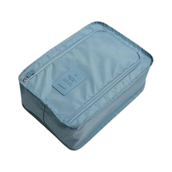 Mobutofu 1Set Waterproof Travel Storage Shoes Bag Pouch Sky Blue Rectangular Nylon Portable Design For Travel