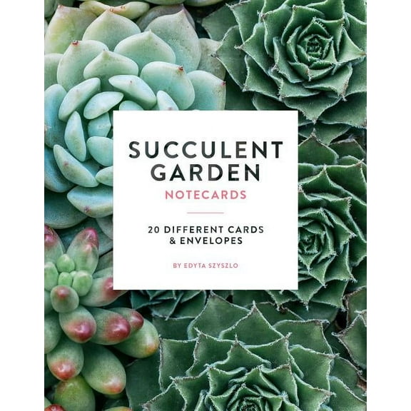 Succulent Garden Notecards: 20 Different Cards and Envelopes (Other)
