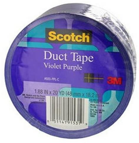 1.88 x 20 yds. Purple 920-PPL-C  Quantity Available Scotch Duct Tape 