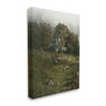 thumbnail image 3 of Classic Farm Field Grazing Animals Landscape Painting Gallery Wrapped Canvas Print Wall Art, 3 of 7