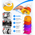 thumbnail image 6 of Wall Mount Hat Rack 2-pack, Baseball Cap Organizer Storage Holder with Hooks for Closet Door, Space Saving Hanging Display, 6 of 7