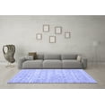 thumbnail image 3 of Ahgly Company Machine Washable Indoor Rectangle Persian Blue Traditional Area Rugs, 3' x 5', 3 of 4