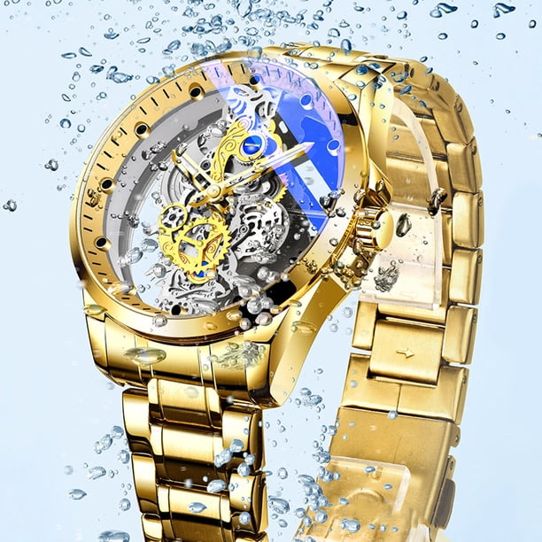Men Watch Pointer Design Round Dial Luminous Hollow High  display picture 3