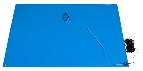 Bertech General Purpose Esd Mat Kit With A Wrist Strap And A
