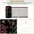 thumbnail image 4 of Lampshades 2 Pack Gothic Iris Flowers Crescent Moons Black 13"x13"x10" Light Shade for Table Lamps Floor Lamp Shades Lampshade Replacement Easy Assembly Moody Boho Home Decor, 4 of 8
