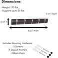 thumbnail image 4 of BirdRock Home Folding Hook Coat and Hat Rack - 5 Hooks, 4 of 9