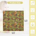 thumbnail image 2 of SKYSONIC 5 PCS Autumn Jungle Animal Baby Muslin Washcloths, Owl Squirrel Hedgehog Face Towel Burp Cloths Ultrasoft Absorbent Cotton Bath Wipes Towels for Newborn Boys Girls, 2 of 7