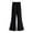 Black, variant on Aihuaihua Girls Flare Pants Elastic Waist Cotton Lined Bell Bottoms Dress Pants with Side Pockets,Spring Fall Pant for Girls Black