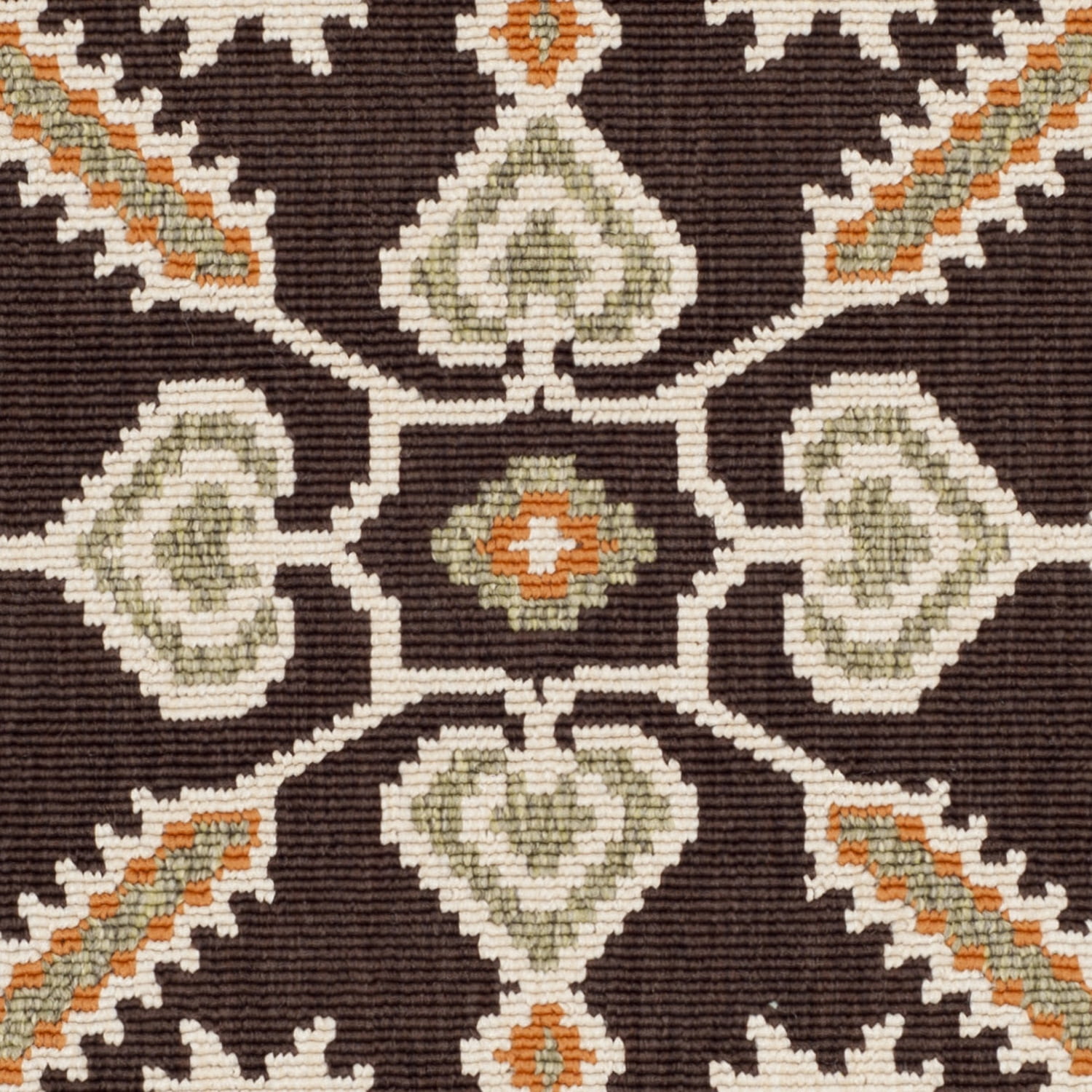 SAFAVIEH Veranda Leptis Geometric Indoor/Outdoor Area Rug, 8' x 11'2", Chocolate/Terracotta