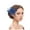 Navy, variant on Lispipm Fascinators Hat Flower for Women Tea Party Feather Headband Fancy Dresses Accessories for Ladies Formal Dinner Navy