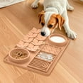 thumbnail image 4 of Slow Feeder Lick Mat for Dogs & Cats - Silicone Snuffle Mat with Suction Cups, Puzzle Feeder Bowl for Fast Eaters, Anxiety Relief & Mental Stimulation, BPA-Free Interactive Pet Feeding Mat, 4 of 4