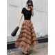 thumbnail image 3 of Txlixc Falda de TUL de estilo femenino de longitud media Txlixc  moda, 3 of 8