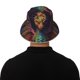 thumbnail image 5 of Balery Whimsical Dragon Color Cool Sombreros para el sol para hombre y mujer, sombrero de pescador con UPF 50+, 5 of 6