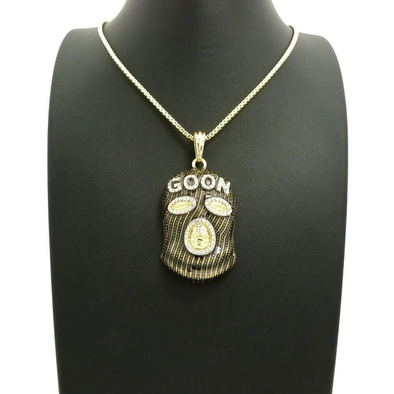 Unique Fashion 21 Unique Fashion 21 Hip Hop Goon Ski Mask Man Pendant
