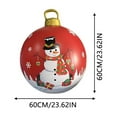 thumbnail image 2 of Fwttom 23.6 inch Large Inflatable Christmas Balls - Inflatable Christmas Decorations Outdoor Xmas Blow Ups Ornaments for Outside Holiday Yard Lawn Porch Decor, 2 of 5