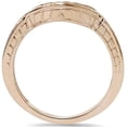 thumbnail image 3 of Pompeii 1/4ct Vintage Diamond Curved Guard Ring 14K Rose Gold (H/I,I1-I2), 3 of 4